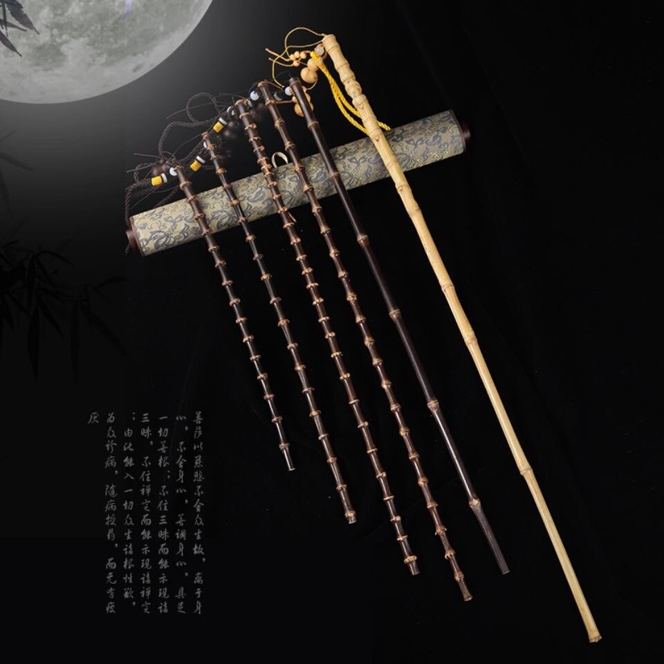 竹根天然老料手工把玩件教鞭
