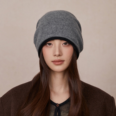 100%羊毛堆堆帽男女同款