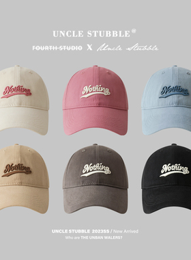 胡茬叔叔原创鸭舌帽春夏遮阳防晒棒球帽户外跑步骑行软顶帽子男女