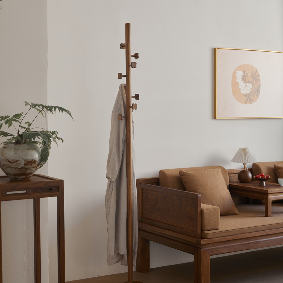 观之叙宋式美学落地衣帽架