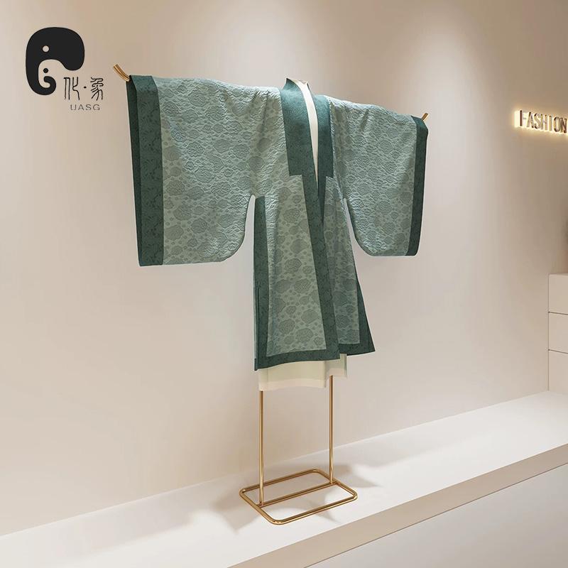 汉服展示架不锈钢铁艺高端服装架