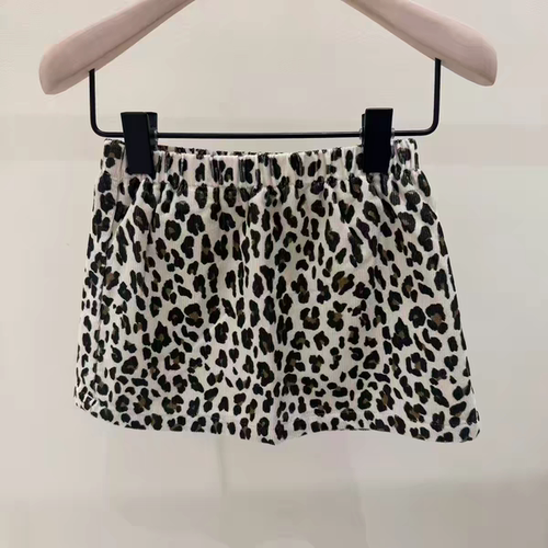 littlemoco专柜正品26年秋婴童款女童豹纹半身短裙KBF3SKTY02