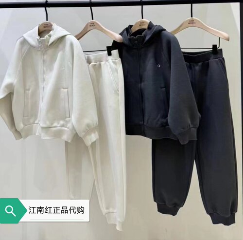 little moco专柜正品25年秋装男女童连帽卫衣夹克外套 KBE3JKTK02