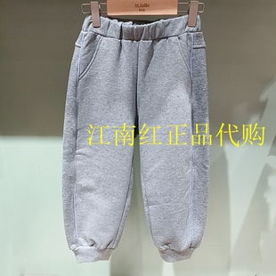 Mlatin马拉丁童装2025年冬款女童休闲运动卫裤加绒裤子125927817N