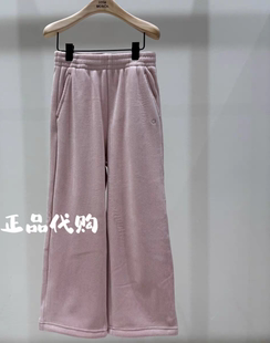 little moco专柜25年冬男女童加绒可束口休闲长裤KBE4PAT017