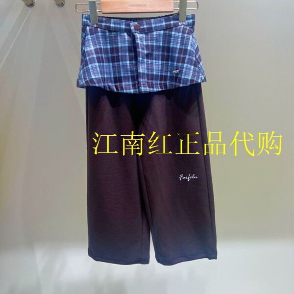 F2GHG3421 mini peace太平鸟童装2026 秋装新款女童针织长裤图片