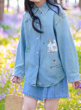 littlemoco专柜正品26年夏款男女童联名款休闲牛仔外套KBF2SHT006