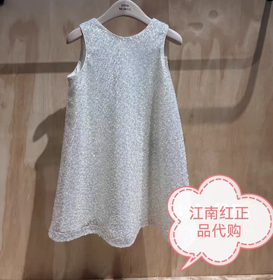 little moco专柜正品25年夏女童后背蝴蝶结无袖连衣裙KBE2DRS031