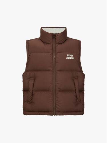little moco专柜正品25秋款男女童背心羽绒服马甲外套 KBE3EINK03