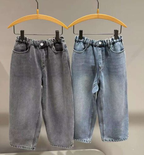 1Q0E15160小江南童装专柜正品2026冬装新品男女童牛仔九分裤