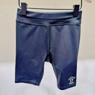 little moco童装2025夏女童休闲百搭运动打底裤短裤KBE2SOT027