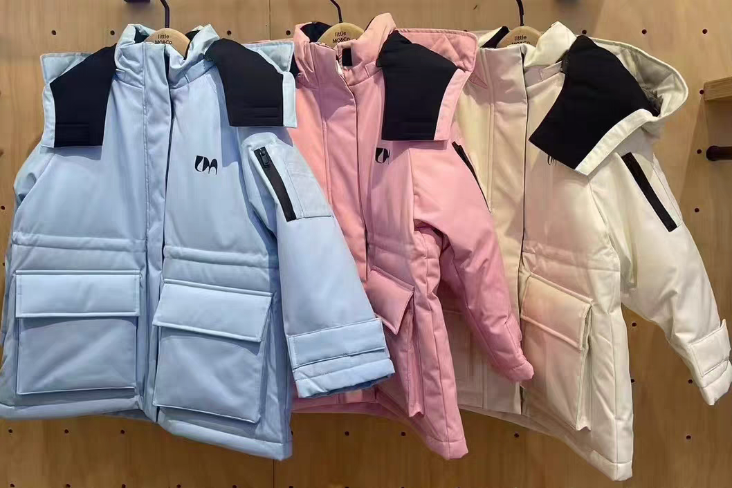 little moco专柜正品24年冬男女童中长极寒加厚羽绒服KBD4EIN028