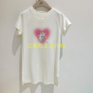 little moco童装25秋装新款女童抑菌纯棉连衣裙KBE3DRST03