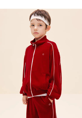 little moco专柜童装26春装新款男女童丝绒夹克外套KBF1JKT006