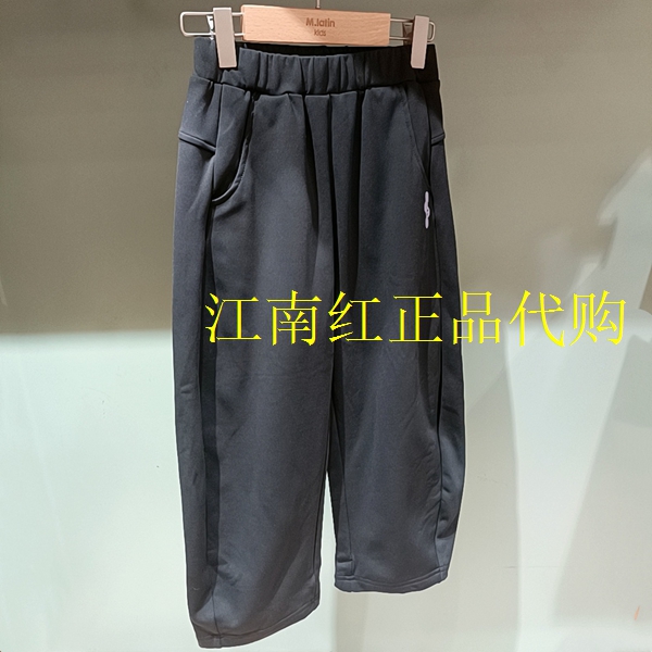 Mlatin马拉丁童装2025年冬款女童休闲运动卫裤加绒裤子125927856N