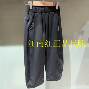 Mlatin马拉丁童装2025年冬款女童休闲运动卫裤加绒裤子125927856N