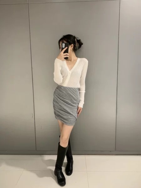 IRO Pyre 赵露思同款镂空针织防晒罩衫薄开衫外套上衣女春夏新款