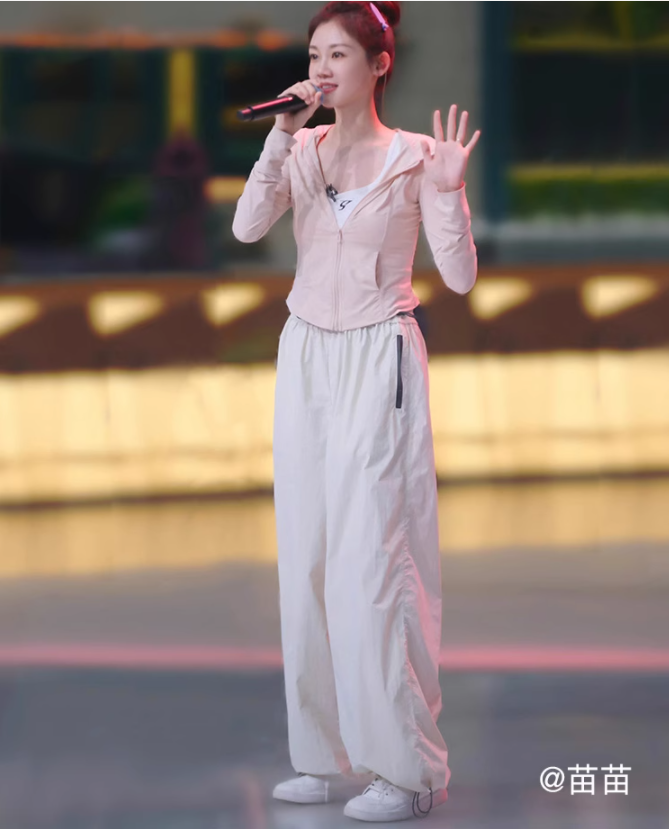 【苗苗同款】IRO pyre 白色工装休闲运动裤子机能轻户外24夏新款