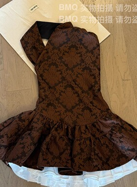 BMQ 高阶版 玳购级】设计感时尚优雅气质露背蓬蓬连衣裙shushuton