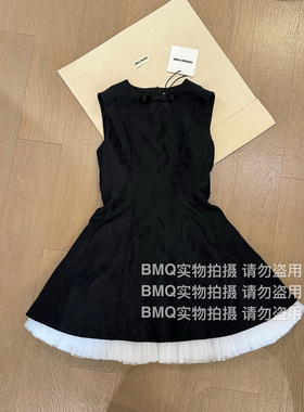 BMQ 玳购级 高阶版】2024春夏新款设计感蓬蓬无袖连衣裙SHUSHUTON