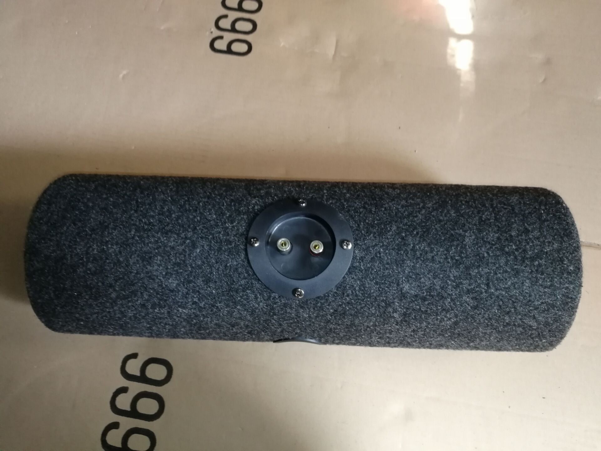 二手NBN80无源炮双4寸喇叭圆筒无源低音炮车载音箱音响要100W推动