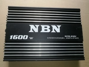 二手NBN938汽车功放4声道低音炮改装12V车载四路音响喇叭功放12V