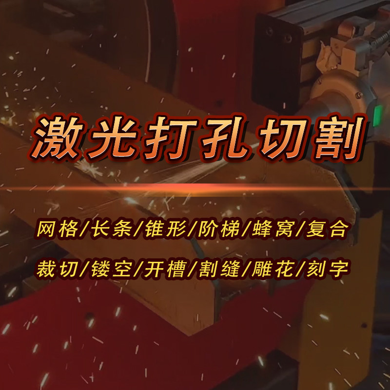 钼片精密激光切割机超薄金属微结构加工金属箔激光打孔密集孔定制