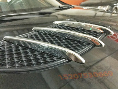 奔驰SLK200SLK250SLK350R171R172机盖风网饰条装饰亮条外观改装件