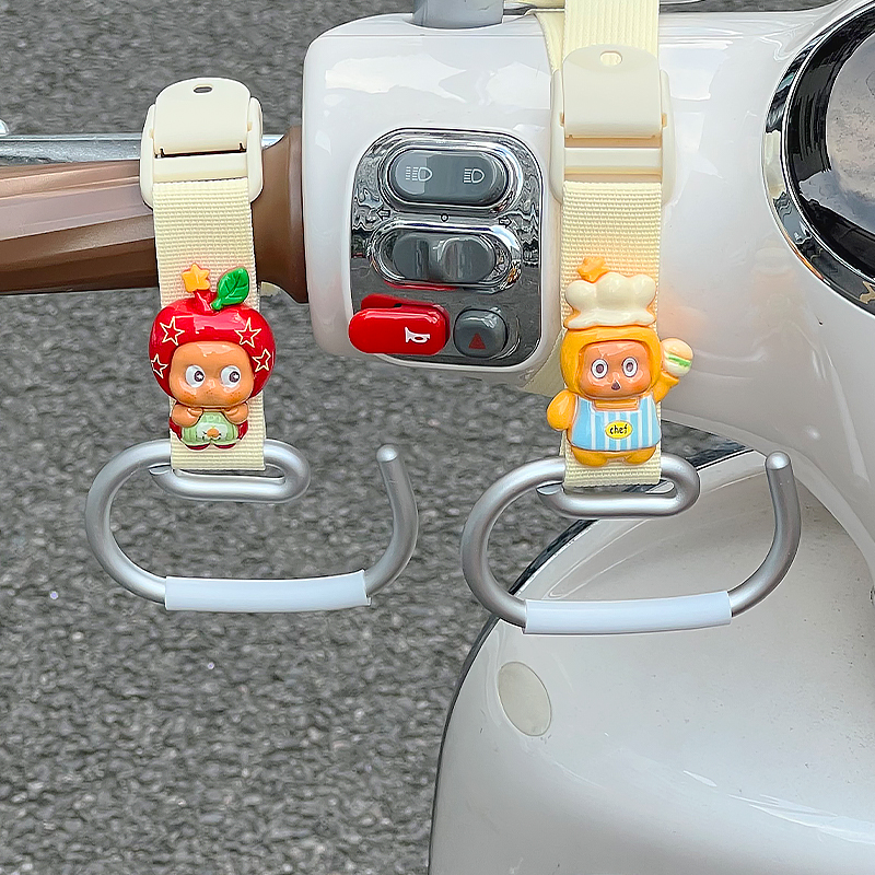 可爱女电动车挂钩前置通用强力承重2025新款飞机把实用小配件神器