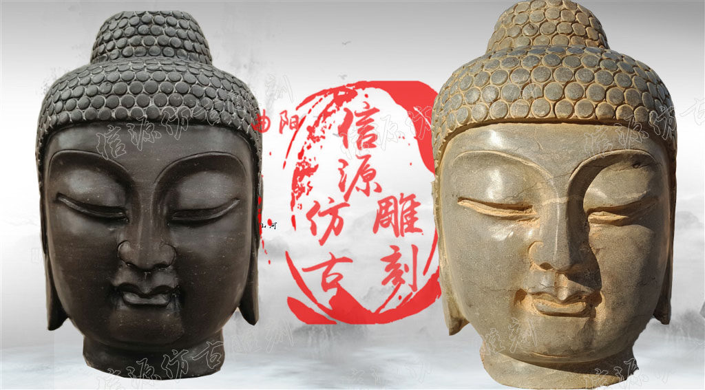 仿古做旧寺庙祠堂客厅走廊佛像