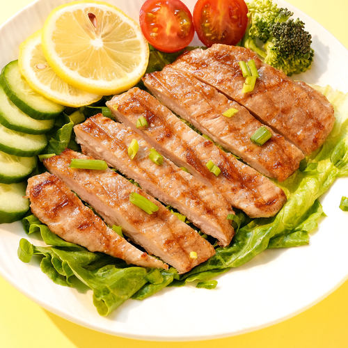 原切黑椒低脂猪排早餐肉排