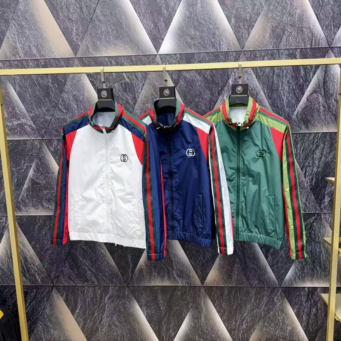 男士春季新款时尚欧货百搭帅气休闲潮牌夹克外套2837