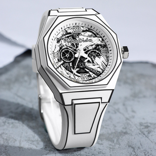 fidodido七喜小子漫画像素手表时尚 创意潮流运动休闲男表 小众新款