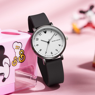 简约米奇联名石英表防水静音腕表老师推荐 迪士尼手表女款 学生时尚