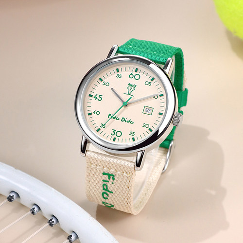 学生考试专用手表个性撞色