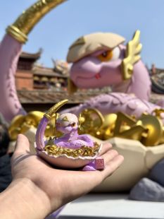 泉州蛇年伴手礼文创礼品七彩刺桐蛇原型纪念品摆件收藏全彩款鲤鲤