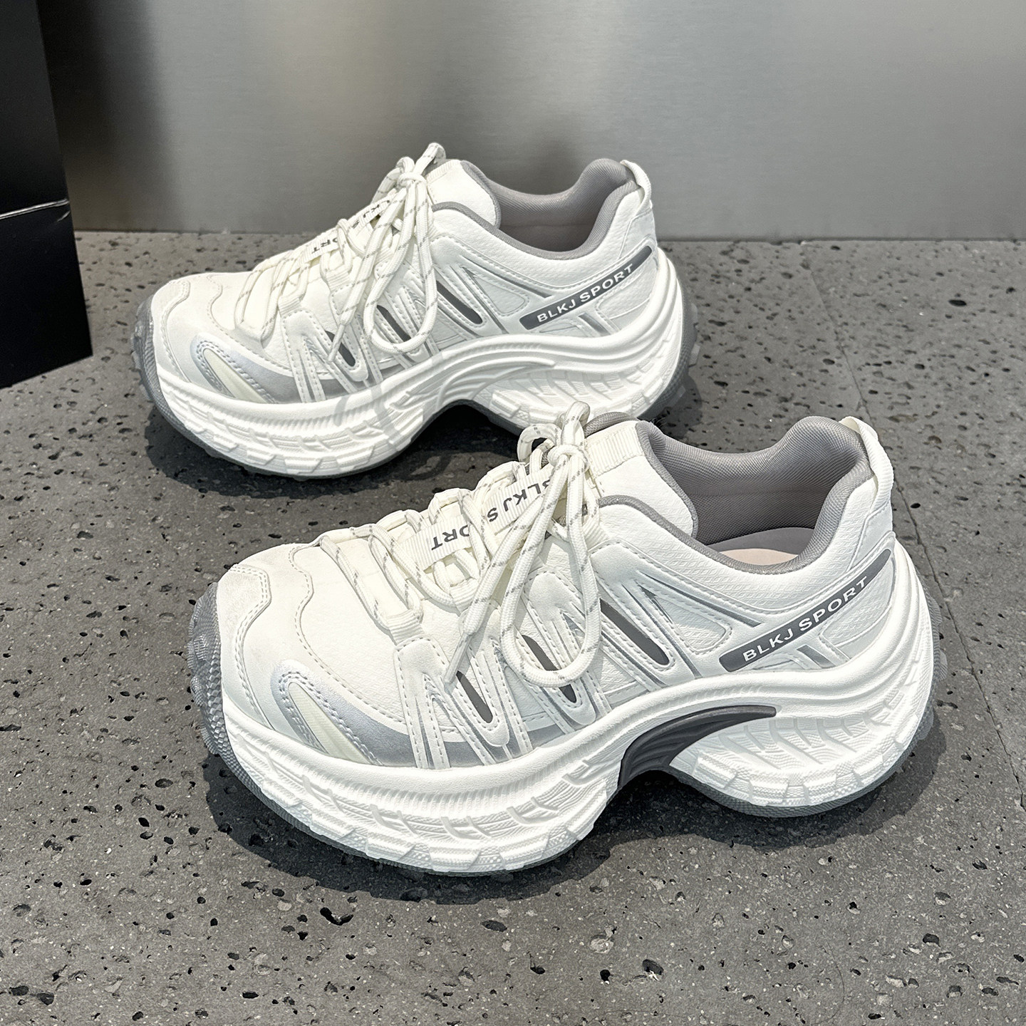 欧货真皮厚底老爹鞋女2026春季新款透气小个子增高户外运动休闲鞋,女鞋,老爹鞋,淘宝优惠券,粉丝福利购,淘宝优惠卷