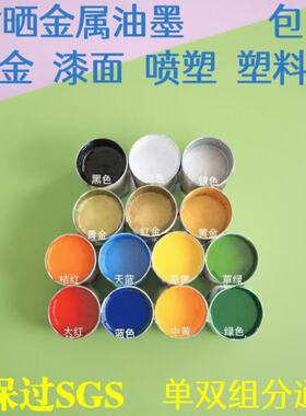 户外耐晒油墨金属丝印3-5年不褪 烤漆喷塑标牌黑白红黄色防紫外线