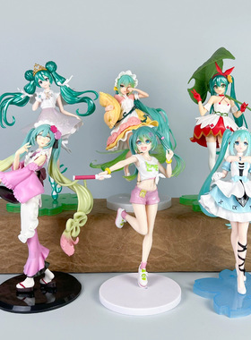初音未来手办动漫月野兔美少女缘之空穹妹蕾姆二次元潮玩公仔模型