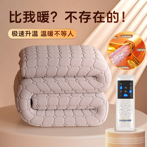 分区控温电褥子水循环加热除螨电热毯2025新款水暖电热毯四区双控