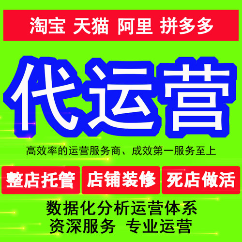 淘宝京东店铺设计装修装饰代运营首页主图美工包月商品宝贝详情页