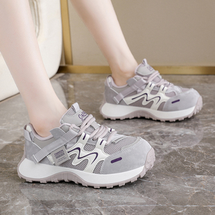 2026巨好看老爹鞋女春季新款超火厚底增高夏季运动跑步舒服休闲鞋