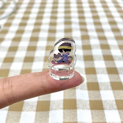 亚克力粒牌来图定制2厘米迷你立牌亚克力片片DIY 迷你卡通人物