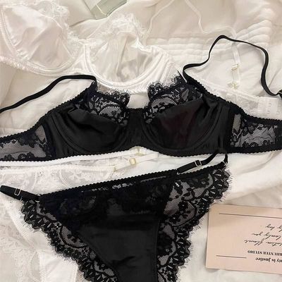 新款性感纯欲风蕾丝小胸内衣女