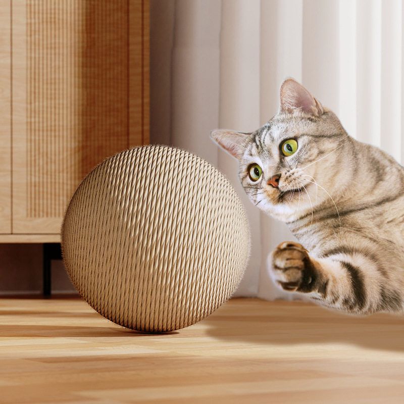 剑麻球猫咪抓板耐磨不掉屑可爱
