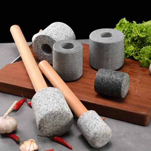 蒜臼把手捣蒜器研磨辣椒石臼