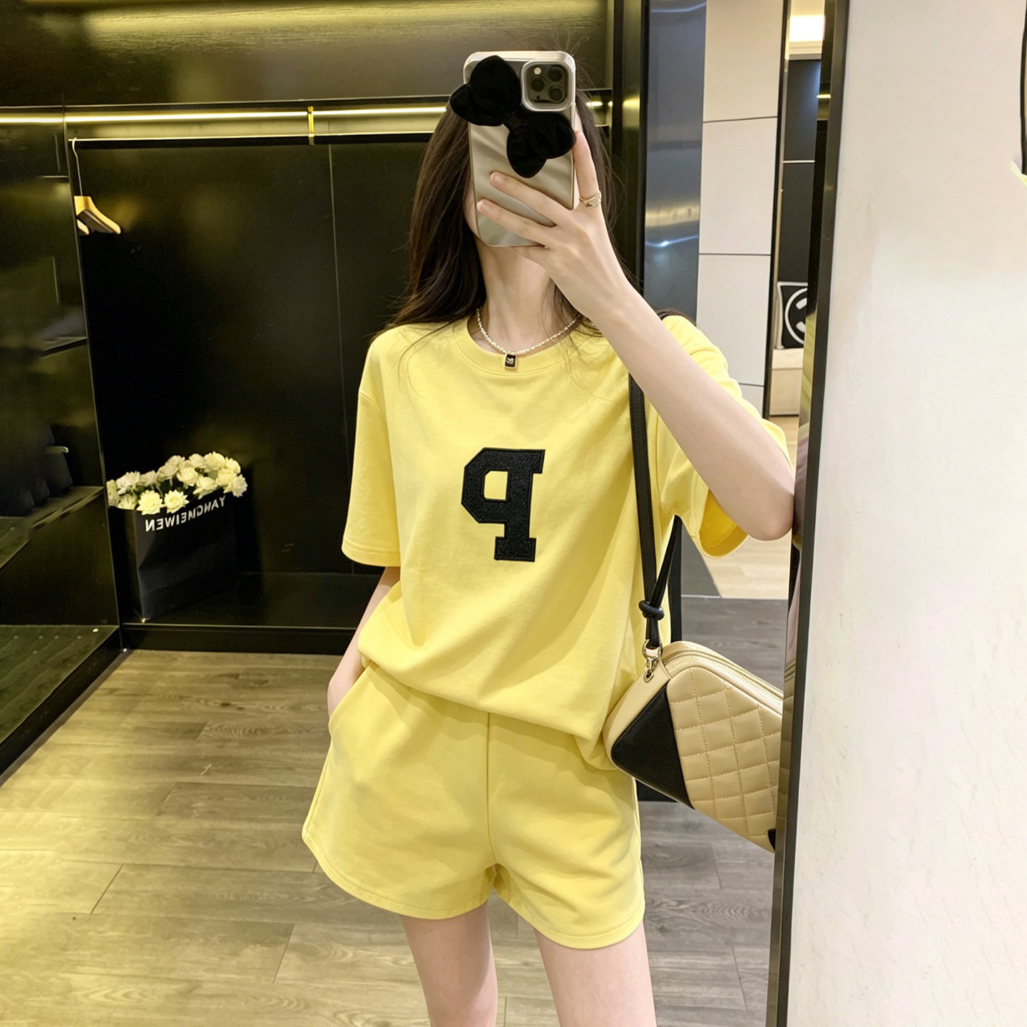 短袖短裤运动套装女夏季2026新款巨好看超火一整套穿搭休闲两件套