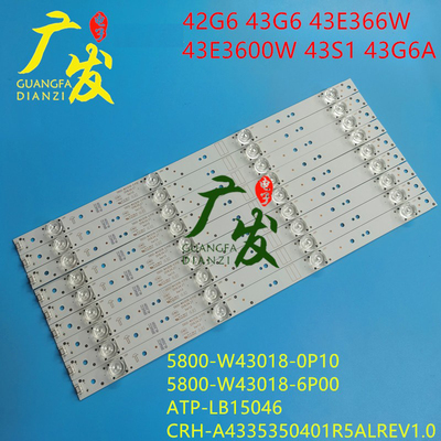 创维43G6A灯条43E366W背光灯