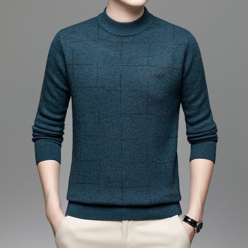 开顺羊毛衫9086男士正品2025秋冬新款针织半高领提花加厚保暖毛衣,男装,针织衫/毛衣,淘宝优惠券,粉丝福利购,淘宝优惠卷