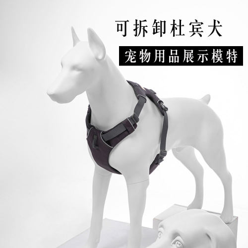 杜宾犬狗摆件树脂大号展示模特